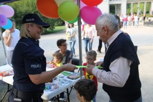 Włoszczowskie stoisko na Ogólnopolskim Profilaktycznym Pikniku Policyjnym