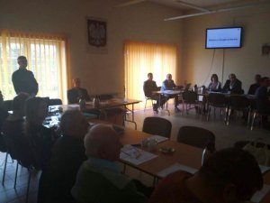 Rozmawiali o bezpieczeństwie z mieszkańcami gminy Radków