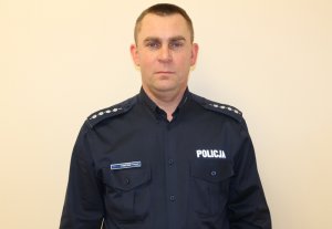 asp. szt. Piotr Fatyga - Kierownik Rewiru Dzielnicowych KPP we Włoszczowie
