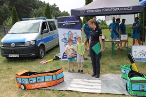 namiot, profilaktyka, dzieci,policja