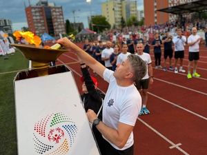 uczestnicy biegu