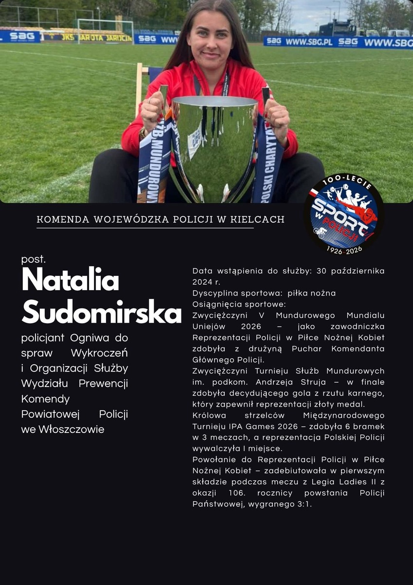 Plebiscyt na najpopularniejszego sportowca w 100-lecie sportu w Policji